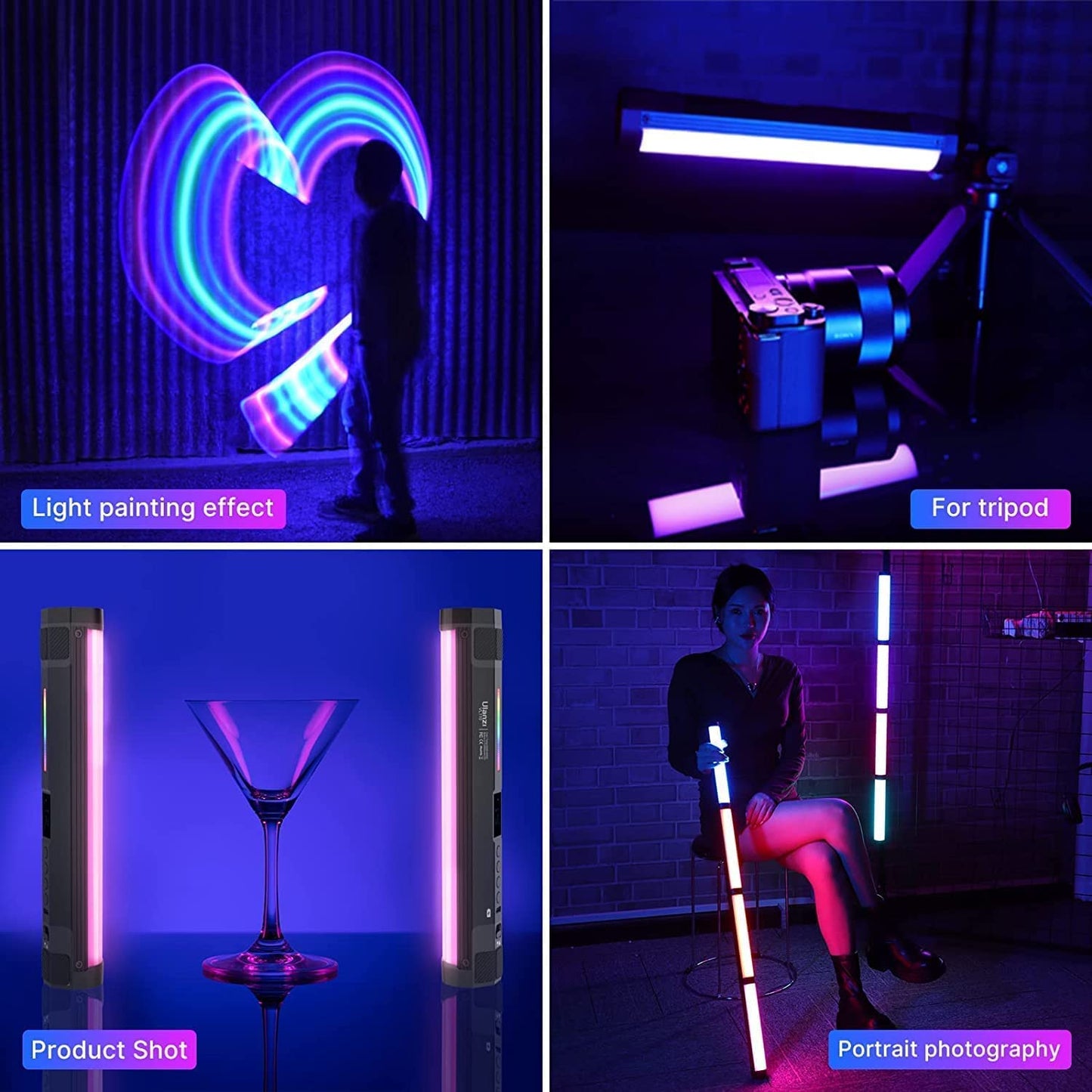 Ulanzi VL110 Magnetic RGB LED Tube Light (9.4")