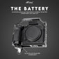 HIFFIN S5II Hersmay Aluminium Camera Cage for LUMIX S5 II / S5 IIX Mirrorless Camera, Built-in Cold Shoe & NATO Rail, Quick Release Plate for Arca Swiss