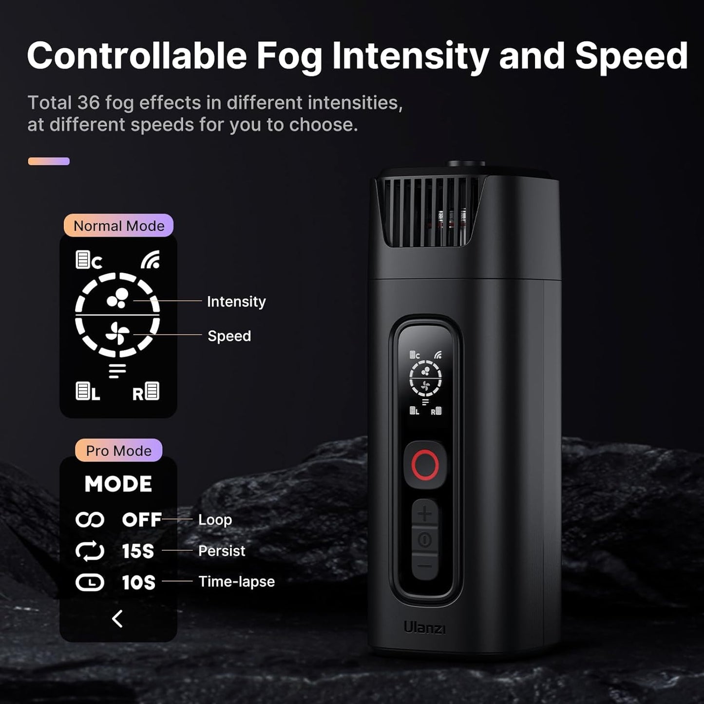 Ulanzi 40 Watt Ace Portable Fog Machine