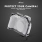 HIFFIN S5II Hersmay Aluminium Camera Cage for LUMIX S5 II / S5 IIX Mirrorless Camera, Built-in Cold Shoe & NATO Rail, Quick Release Plate for Arca Swiss