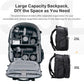 BP10 Hardshell Camera Backpack, Waterproof, 35L, for DSLR, Laptop, Black