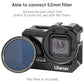 ULANZI Select G9-5 Aluminum Housing Cage for Gopro Hero 9 Black, 2 Cold Shoe Mount Mic Light Stand Storage Case for Gopro Microphone Adapter Vlog Accessory Compatible for Tripod Selfie Stick