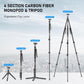 Ulanzi TT35 57.48" Carbon Fiber Tripod Kit w/ Hiking Poles & QR