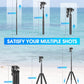 ULANZI MT-63 57" Foldable Tripod, 2-in-1 Clip, 5KG Load, Ball Head