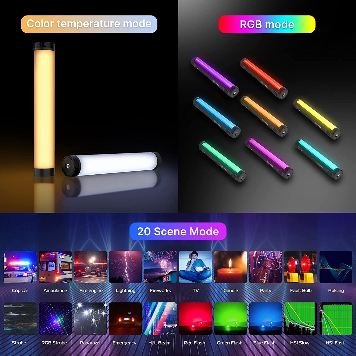 Ulanzi VL110 Magnetic RGB LED Tube Light (9.4")