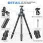 Ulanzi MT-60 Carbon Fiber Portable Travel Tripod