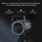 COB-200P 200W LED Video Light, 3200K-5600K Dimmable, Remote Control