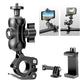ULANZI MP-5 Aluminum Bike Motorcycle Handlebar Mount for GoPro & Phone, Camera Clamp Mount Accessory with Double Ball Head, Compatible with iPhone Samsung 4.7"-6.4" Phones & Action Cameras