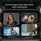 COB-200P 200W LED Video Light, 3200K-5600K Dimmable, Remote Control