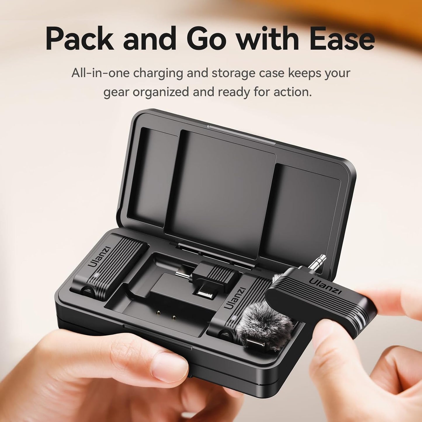 ULANZI A100 Wireless Lavalier Microphone