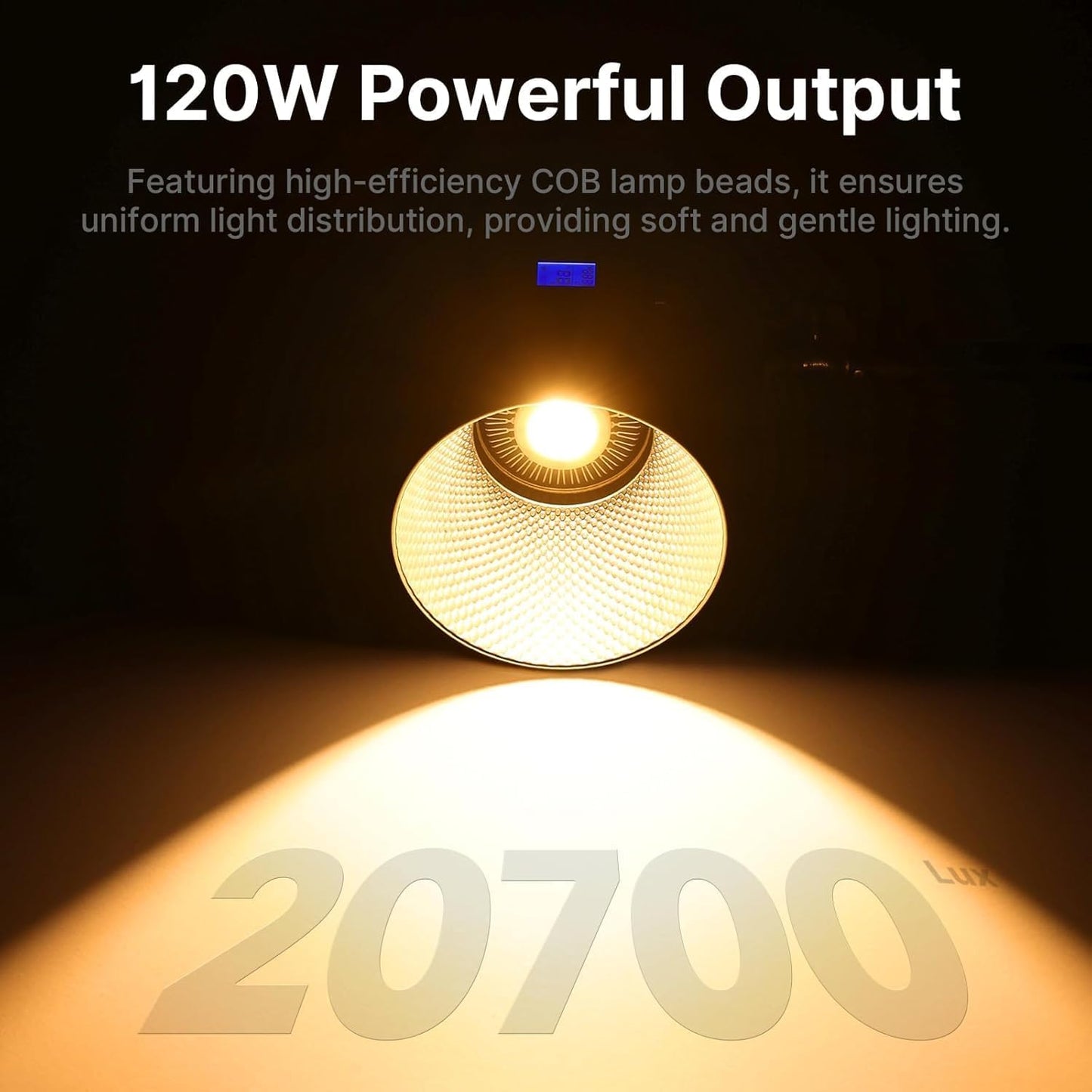 Ulanzi 120W V-Mount Bi-Color 2700K-6500K COB LED Light w/ App Control
