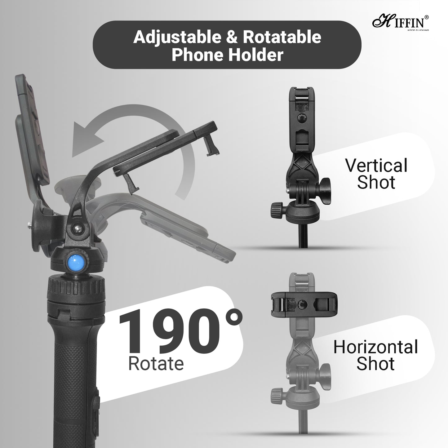 HTR-34 Selfie Stick Tripod 29” with Wireless Remote for Smartphones & Cameras