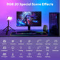 ULANZI P40 RGB LED Video Light 40W, 5000mAh, CRI96+, 2700K-6500K, PD Quick Charge, Fan, Magnetic Diffuser, 1/4" Thread