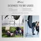 HIFFIN Stainless Steel Heavy Duty 99.06-279.4 CM Adjustable Light Stand with 0.635 CM to 0.9525 CM Universal Adapter for Studio Monolights, Softbox, and More Equipment