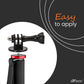 HIFFIN® Tripod Mount Adapter Compatible with GoPro Hero 8, 7, 6, 5, 4, Session, 3+, 3, 2, 1, Hero (2018), Fusion, DJI Osmo, Sjcam, Xiaoyi Action Cameras
