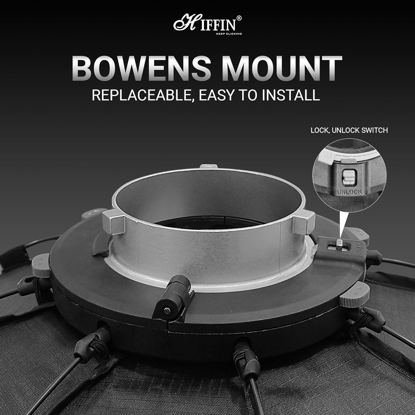 KT65 Octagonal Softbox with Quick Release & Bowens Mount, Bag Included