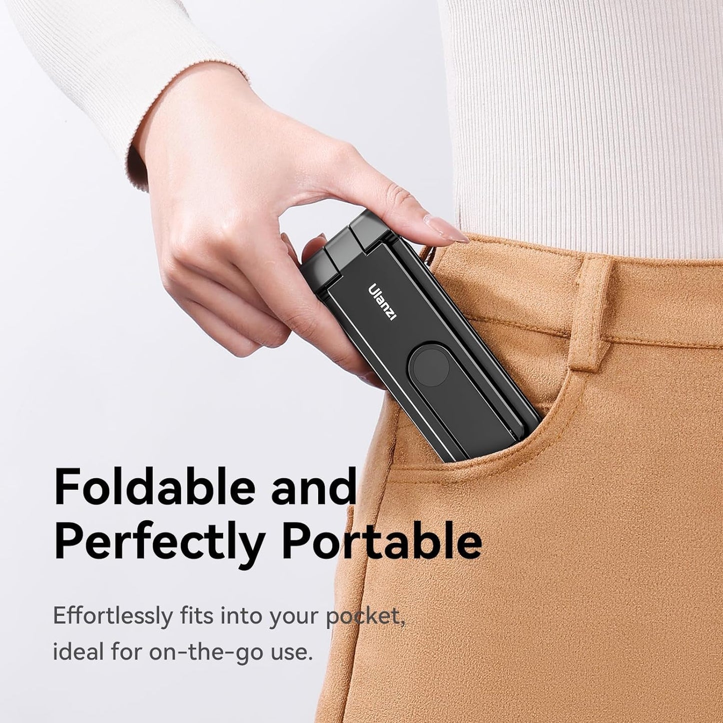 ULANZI MA26 Phone Tripod  – Foldable, 2 Cold Shoe, Compact, Lightweight