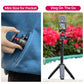Mini Tripod for DJI Action 2 - MT-50 Small Tripod Magnetic Quick Release 3 Adjustment Extendable Handle Vlog Accessory Tripod Grip for DJI Action 2