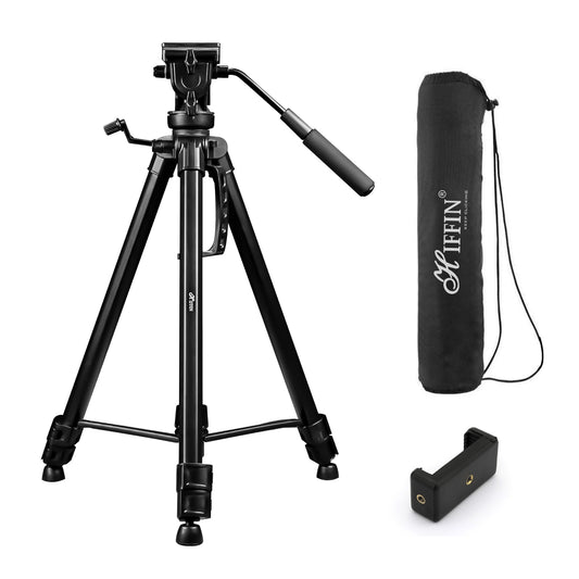 HF-880 1.65M (65 Inch) Heavy Duty Aluminum Professional Tripod