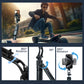 H8 Smart AI 360° Face-Tracking Selfie Stick Tripod, 63in/160cm Quad-Leg Stand