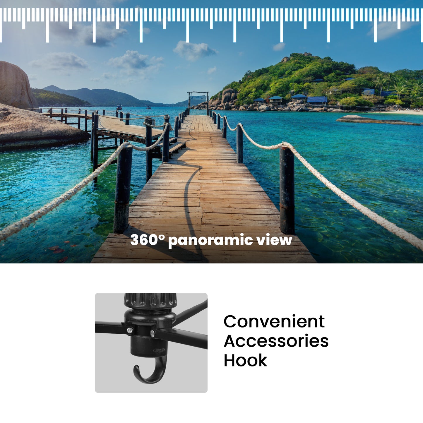 HF-3600 Professional Portable Lightweight Travel Aluminum Camera Tripod