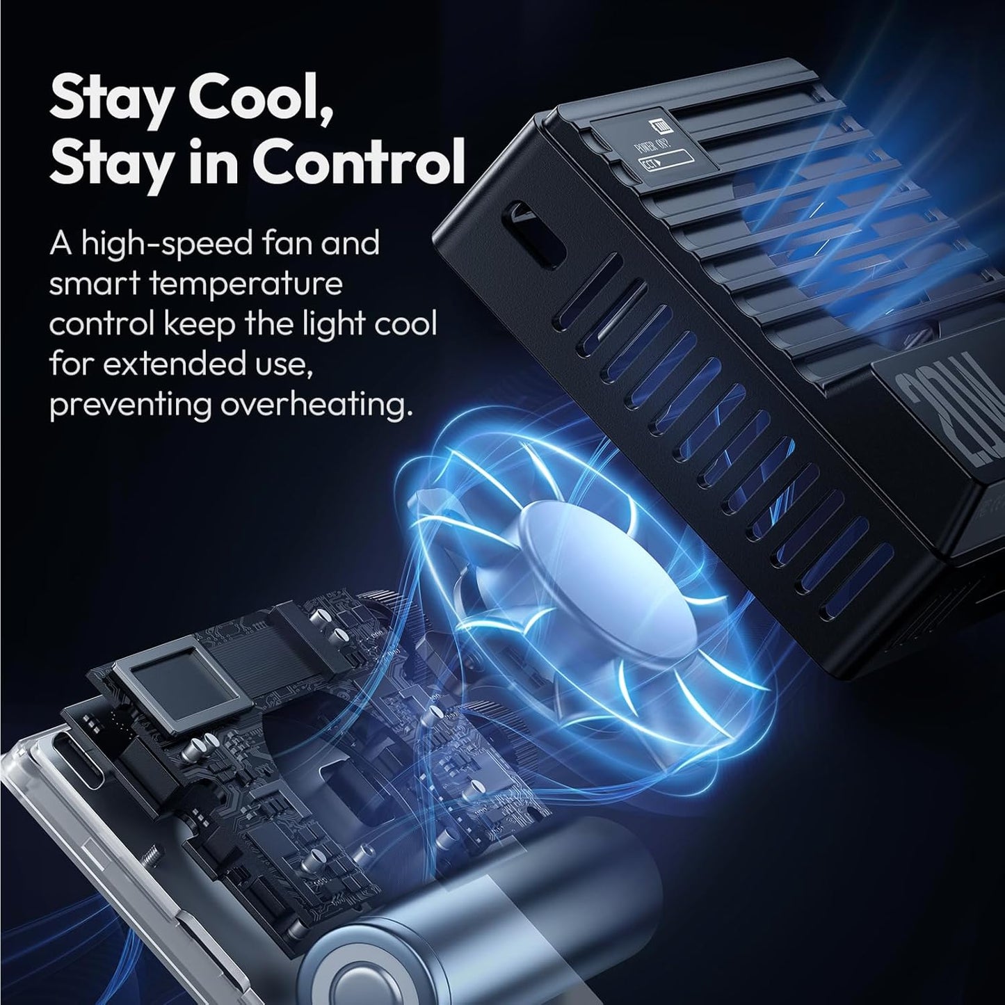 Ulanzi LE20 20W Pocket RGB Video Light 3200Lx CRI 95＋L090