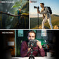 HF-999 Professional Portable Tripod Monopod with 3 Way Pan Head