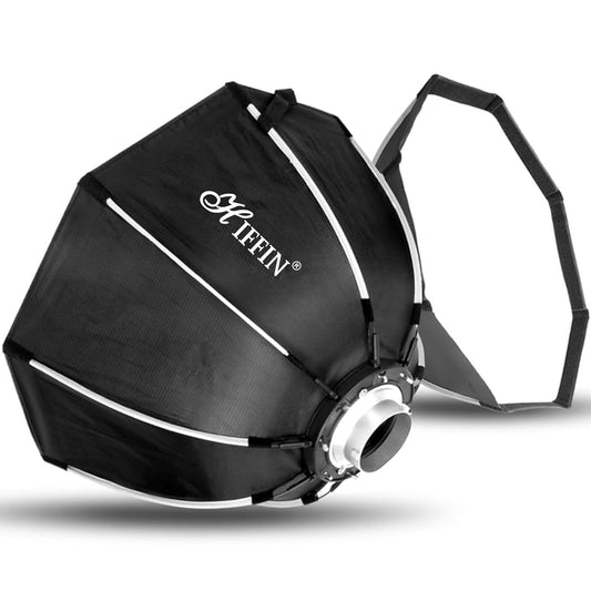 Bowens Mount 65cm/90cm Octagonal Softbox – Lightweight Portable Diffuser for LED Video Light
