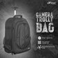 Hiffin 2-in-1 Convertible Backpack Rolling Case for Cameras and Gear with Great Capacity, User-Friendly Design, and Durable Waterproof Construction - Travel in Style and Convenience! 
