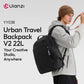 ULANZI YY038 Travel Camera Backpack 22L for Mirrorless DSLR, 16-inch Laptop Compartment, Anti-Theft Water-Resistant Photography Bag with Tripod Holder, Compatible with Sony Canon Nikon Fujifilm(Black)