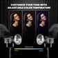 Professional 250W LED Video Light, 2800K-6800K Adjustable, 9 FX Modes Remote Control, and 10%-100% Brightness