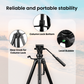 HF-880 1.65M (65 Inch) Heavy Duty Aluminum Professional Tripod