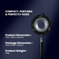 HIFFIN Bowens Mount Adapter for PL-60 RGB Cob Light, Compatible with Standard Bowens Mount Accessories