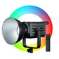 COB-250P RGB LED Video Light 19,800Lm 2800K–6800K 10–100% Dimmable 11 FX Remote Control