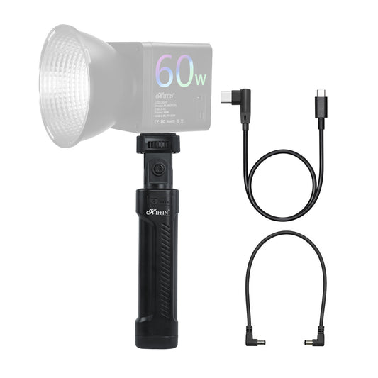 HBP-20000, 20800mAh 100W USB-C PD Battery Grip with Mount for DSLR & Lights