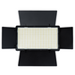 HIFFIN® HF-600 Bi-Color Continuous Dimmable Professional LED Photo & Video Light with AC Power Adapter for Film Making,YouTube Shooting,Studio Videography, (600 led Light)