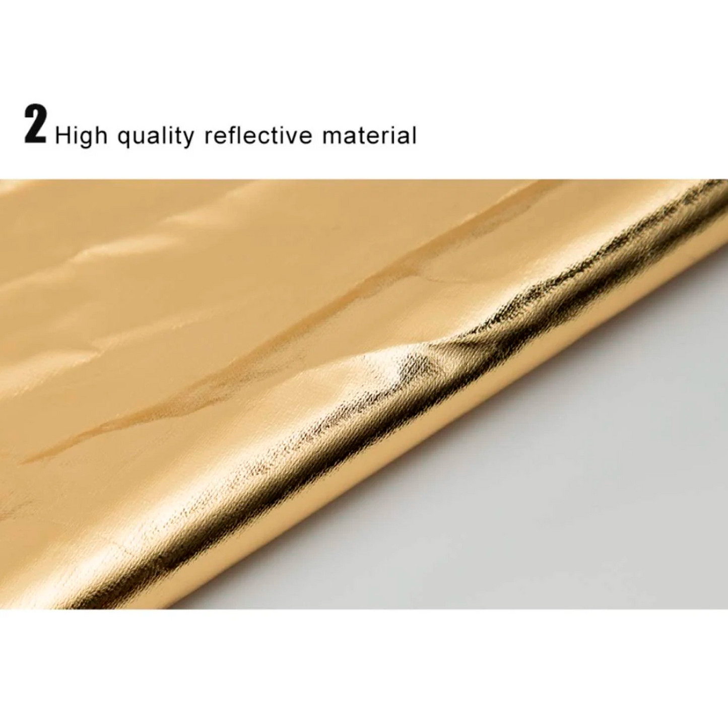 HIFFIN® 40"x 60"/100 x 150CM Photo Light Reflector Photography Kit 5-in-1 Gold/Silver/White/Black/Diffuser with Holder Clip & Collapsible Multi-Disc Carrying Case for Studio Outdoor Lighting