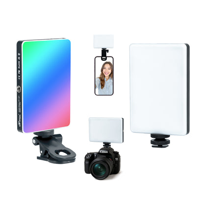LT-002 RGB Selfie Light, Clip, 24 Modes, CRI 95+, 3000mAh Battery