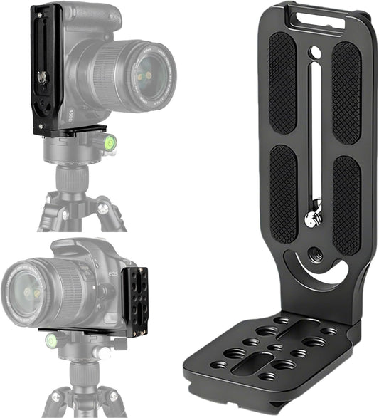 HIFFIN HOT-L-Type Quick Release Camera Vertical Plate Dual Camera Bracket Plate Universal SLR Stabilizer
