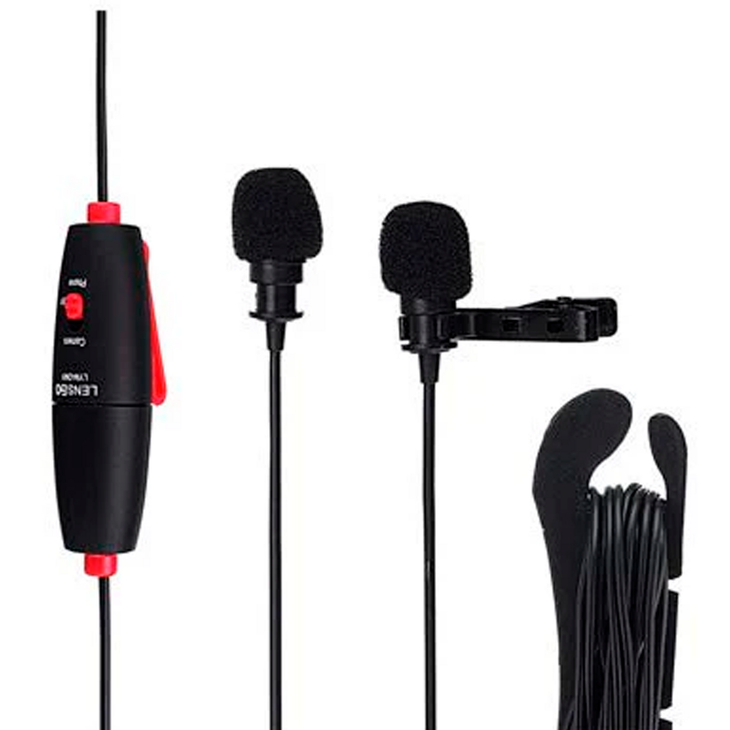 LensGo LYM-DM1 Double Mini Omni-directional Lavalier Condenser Microphone