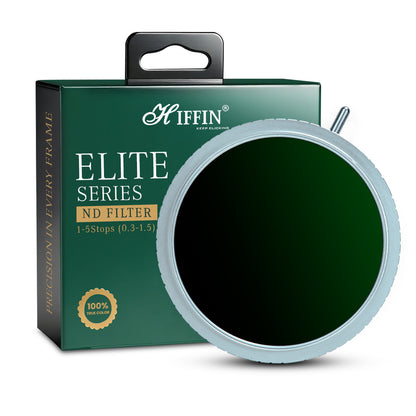Elite Series ND Filter (67mm–82mm) | HD Multi-Coated | Bag & Lens Cap Included | Waterproof & Slim Design