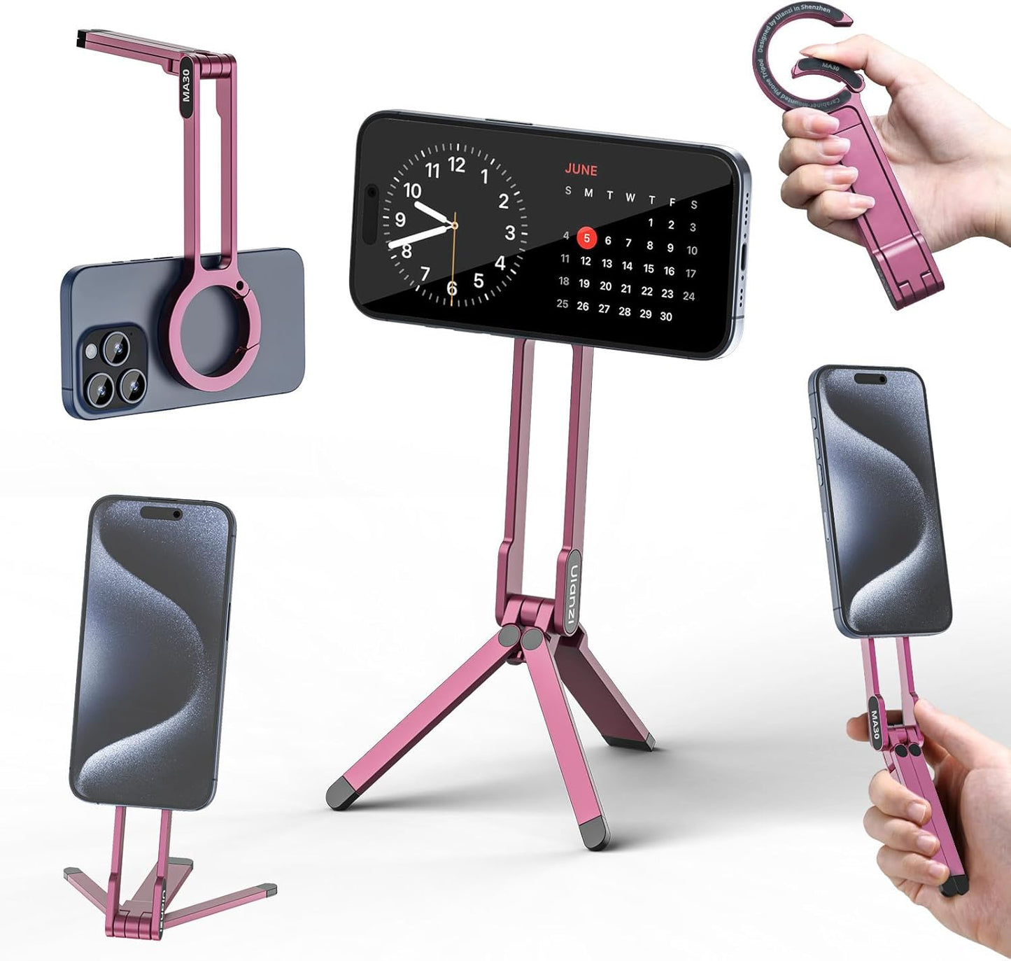 Ulanzi MA30 Carabiner-Mounted Phone Tripod