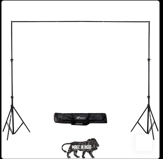 HIFFIN Background Kit With 6x9ft Green Curtain, for Photography and Background View