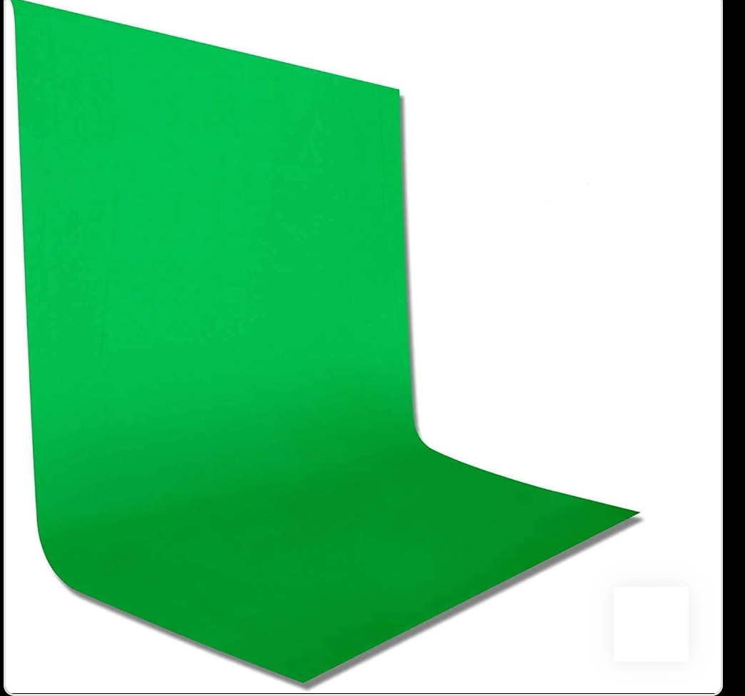 HIFFIN Background Kit With 6x9ft Green Curtain, for Photography and Background View