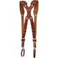 HIFFIN Clydesdale Pro Dual Leather Camera Harness (Large, Tan)