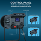 500 Watt Continuous Light For Photography, 2800-6800 CCT, 9FX MODE, 10-100% Brightness | Remote Control