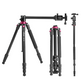 HF-550 1.651M (65") Camera Tripod for Canon Nikon DSLR, Aluminum Alloy