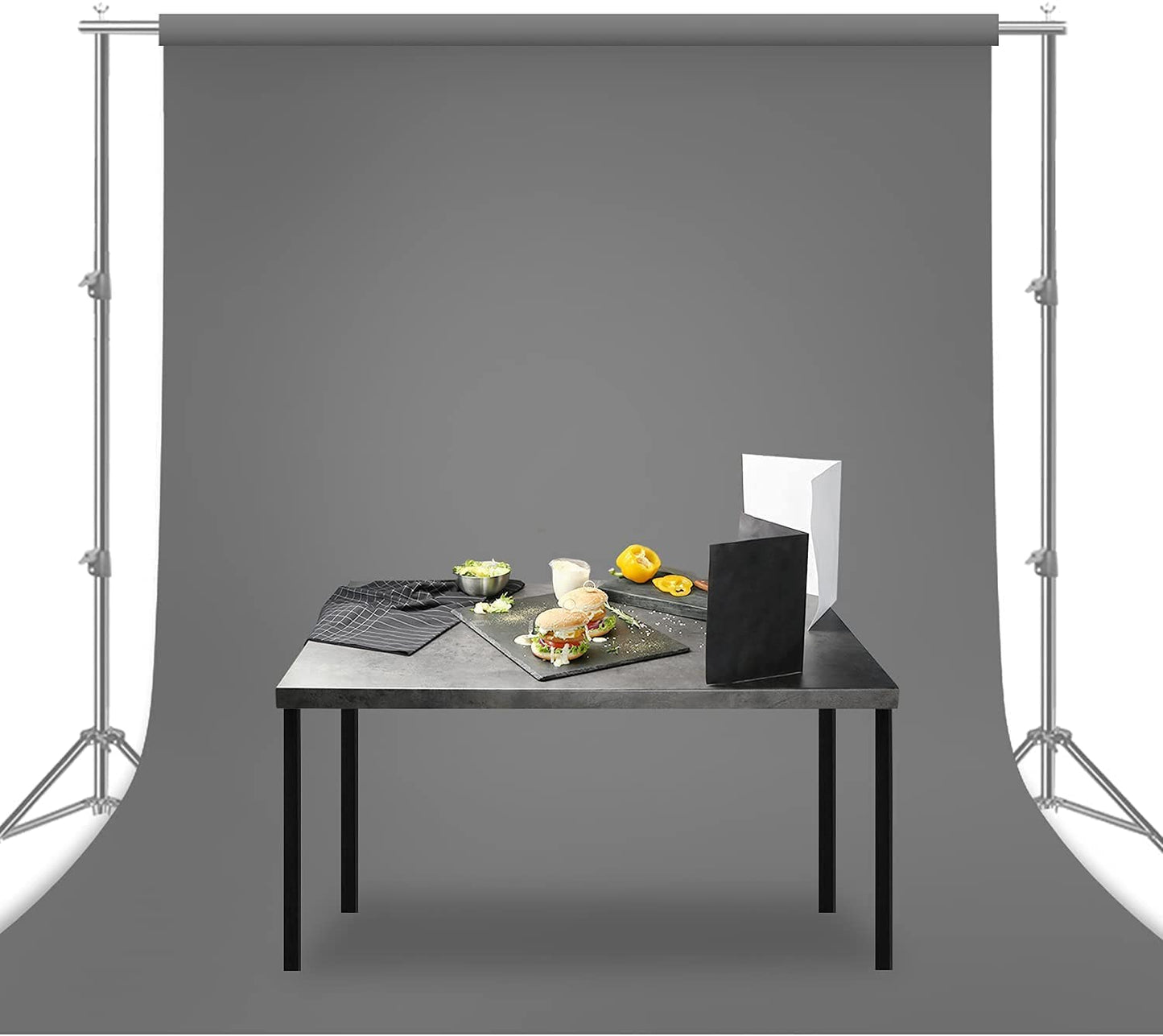 Hiffin Colorful Muslin Photography Backdrop Curtain for Studio, Photoshoot & Video Recording