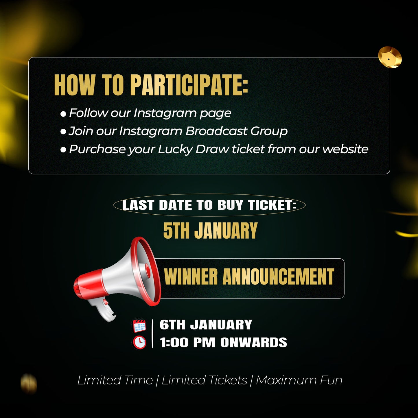 HIFFIN New Year Mega Raffle – Buy a ₹99 Ticket & Get a Chance to Win Big