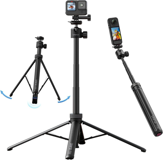 Ulanzi TT24 Tripod, CKA Quick for DJI Pocket 3/Osmo Action/GoPro/Insta360